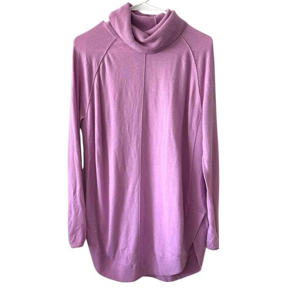 Caslon Cowl Neck Tunic Sweater | Lavender pink | XS - Picture 1 of 6